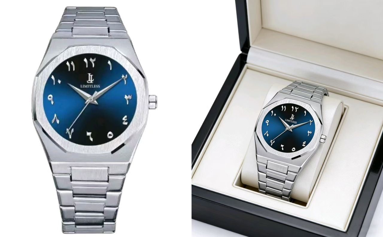 Midnight Navy Arabic Watch