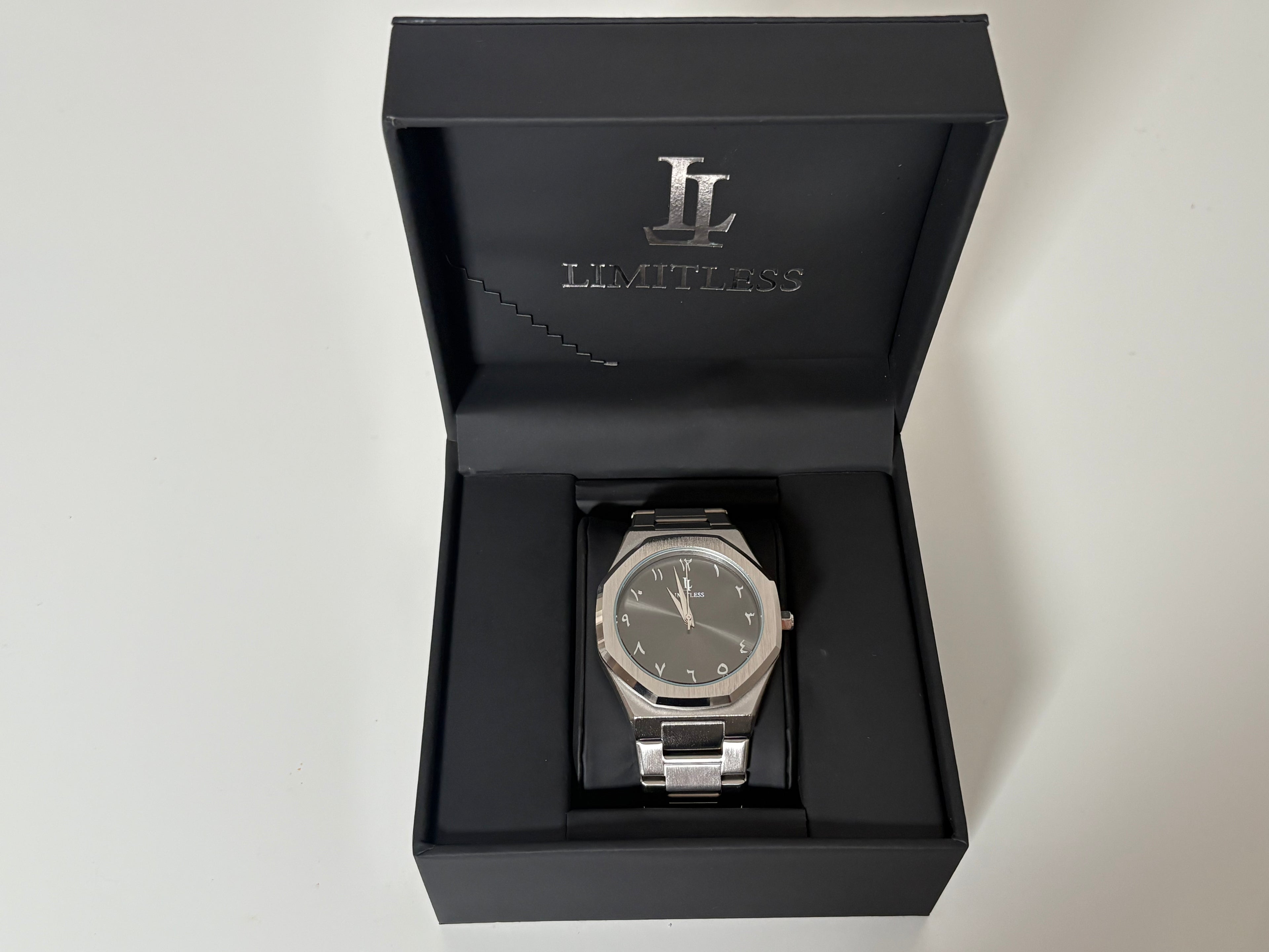 Stealth Black Arabic Watch