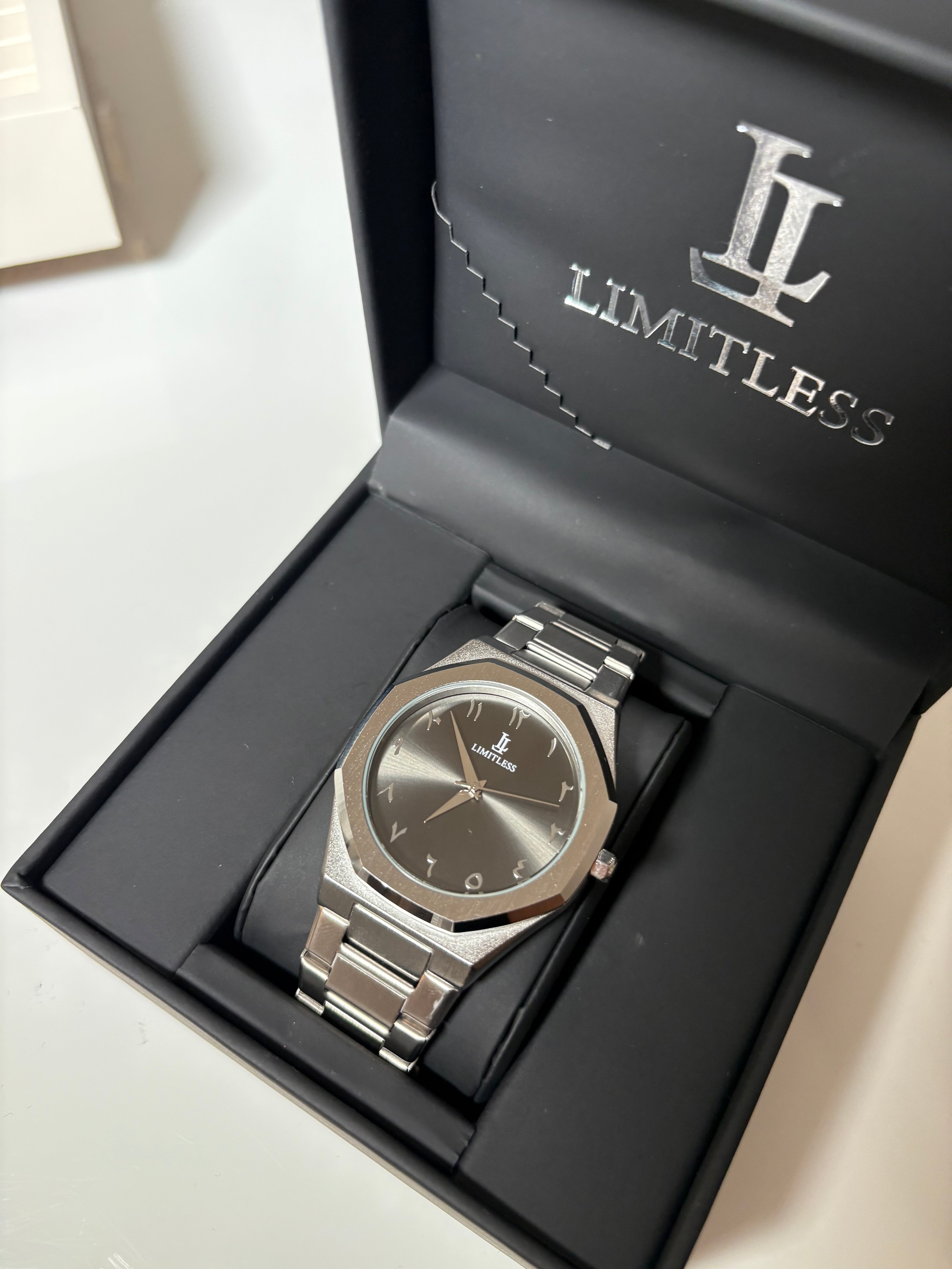 Stealth Black Arabic Watch