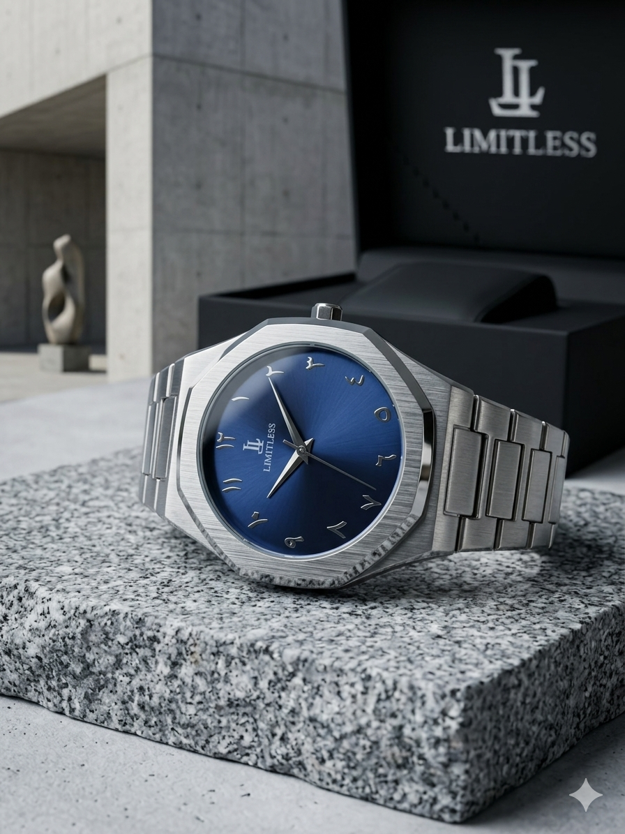 Midnight Navy Arabic Watch
