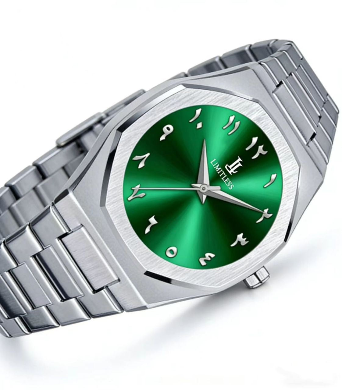 Emerald Green Arabic Watch