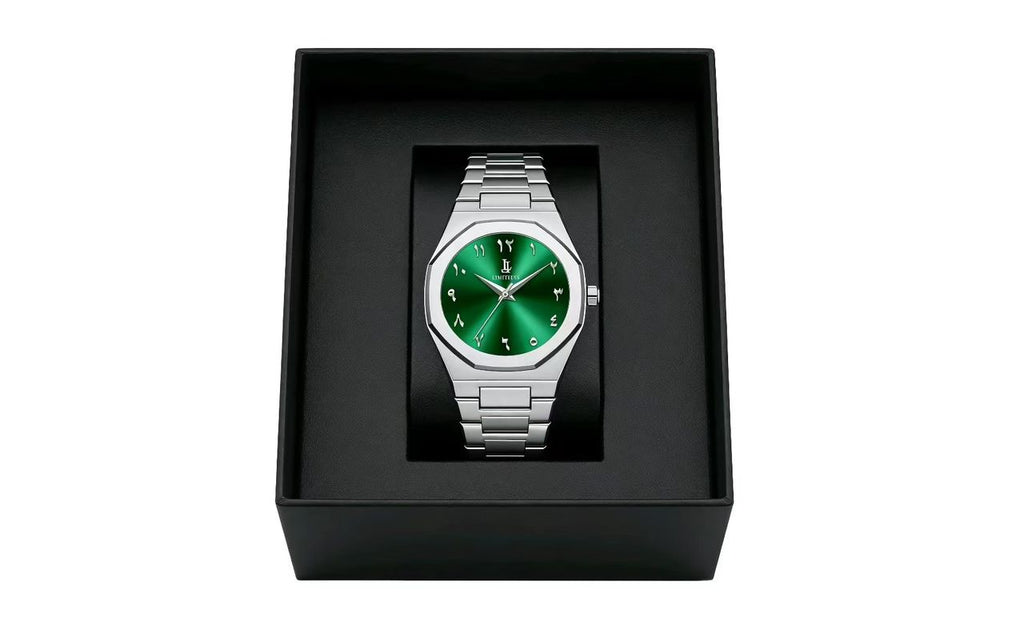 Emerald Green Arabic Watch
