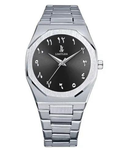 Stealth Black Arabic Watch