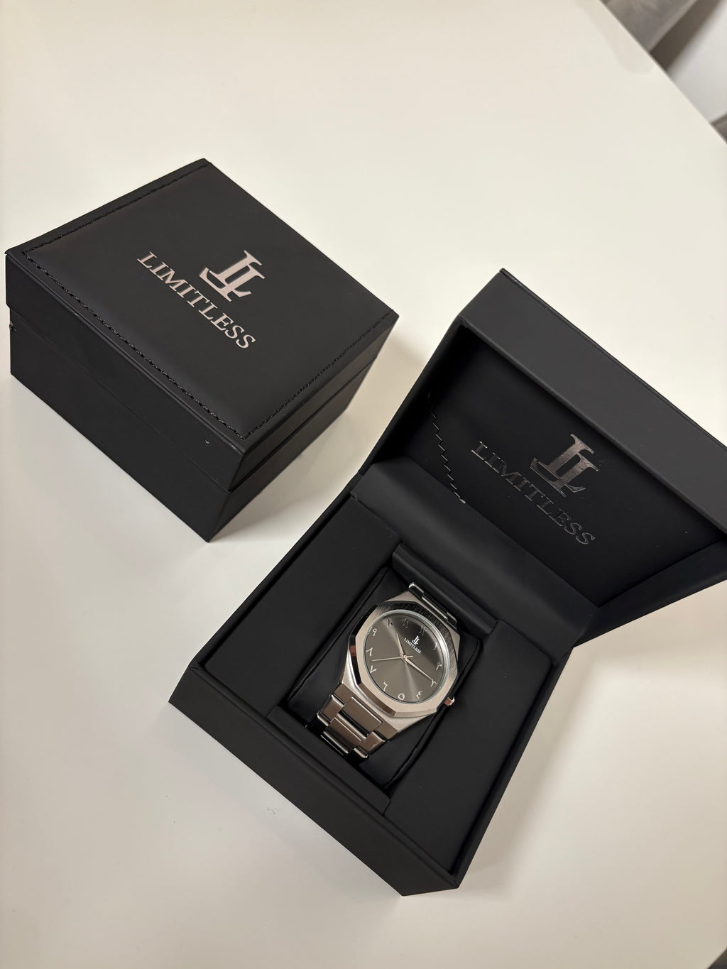 Stealth Black Arabic Watch