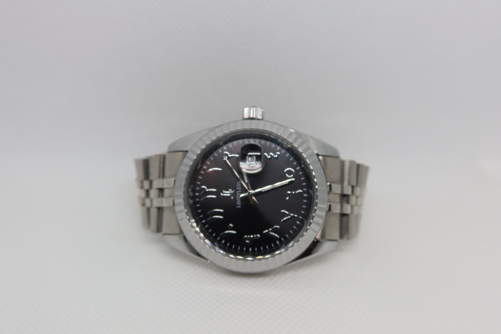 Classic Steel Arabic Watch